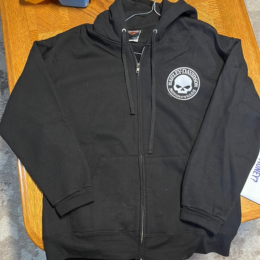 Harley Davidson zip up hoodie